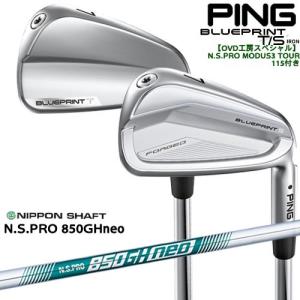 【OVDGOLFオリジナル】純正品をリシャフト ピン BLUEPRINT IRON(T/S) ブループリントアイアン6本セット(5I-PW) N.S.PRO 850GH neo 日本シャフト｜ovdgolfshop