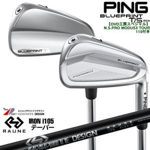 【OVDGOLFオリジナル】純正品をリシャフト ピン BLUEPRINT IRON(T/S) ブループリントアイアン6本セット(5I-PW) RAUNE IRON i105(テーパー)ラウネ｜ovdgolfshop