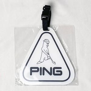 ピン PING ネームプレート 非売品 ホワイト ピンマン ネームタグ 名札