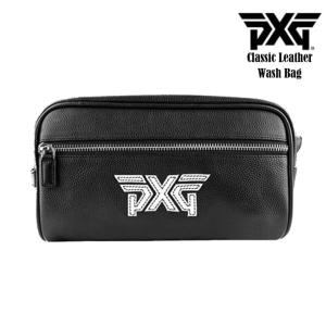 PXG Classic Leather Wash Bag クラシックレザーウォッシュバッグ ゴルフバッグ ゴルフポーチ 本革 メンズ レディース｜ovdgolfshop