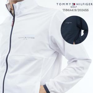 トミーヒルフィガー TOMMY HILFIGER THMA419 パッカブル ウィンドジャケット (M L 2L 3L)｜ovdgolfshop