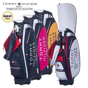 【バッグ特典】【検品済】2021FW トミーヒルフィガー TOMMY_HILFIGER THMG1FC5 カートキャディバッグミックスマテリアル カート 9型46インチ対応