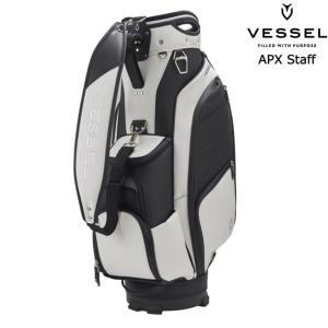 ベゼル 8730120 VESSEL APX Staff APEXスタッフキャディバッグ 9型 6分割｜ovdgolfshop