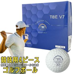 TBE V7 飛び衛門 ゴルフボール TOBIEMON 飛衛門 R&A公認球 4ピース
