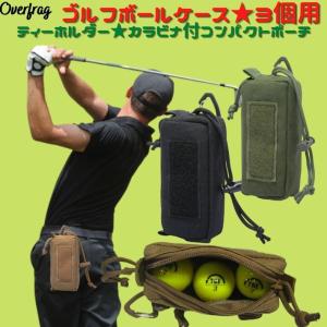ミリタリー 縦型 ゴルフ ボールケース ゴルフ...の詳細画像1