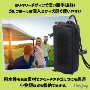 ミリタリー 縦型 ゴルフ ボールケース ゴルフ...の詳細画像3