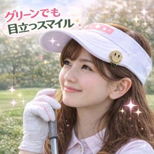 ゴルフマーカー ハットクリップ スマイル マグ...の詳細画像2