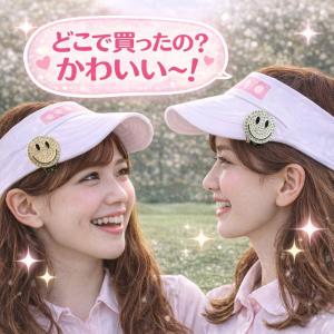 ゴルフマーカー ハットクリップ スマイル マグ...の詳細画像5
