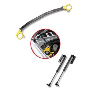 D-SPORT フロントストラットタワーバーplus GTバージョン ダイハツ コペン L880K 55138-B081 送料無料