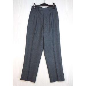 【90年代・昭和スタイル】貴妃子 グレンチェック ツータック ワイド スラックス パンツ ボトムス　...