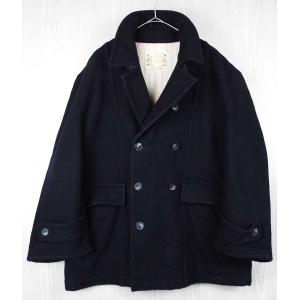 visvim ピーコート　ゴアテックス　ハリスツイード visvim◇ピーコート/XL/ゴアテックス/NVY/ハリスツイード/無地