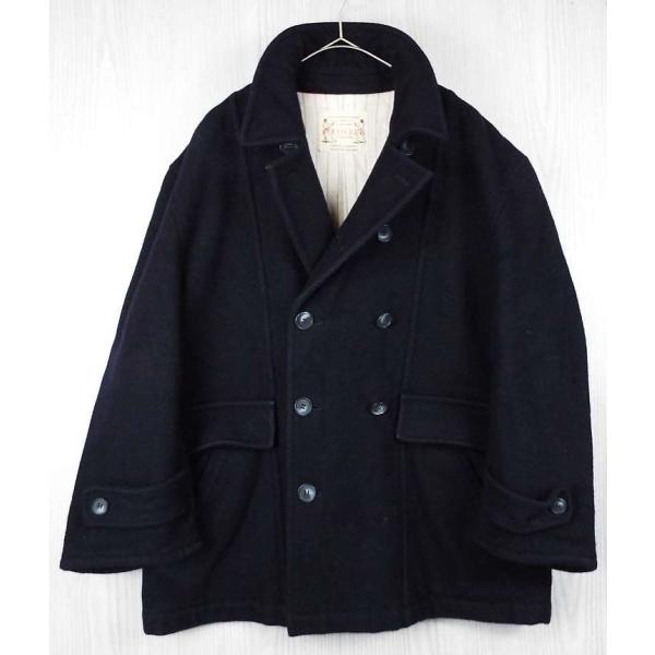 【80年代ヴィンテージ】ポロクラブ（POLO CLUB）10ボタン Pコート ウール×ナイロンコート...
