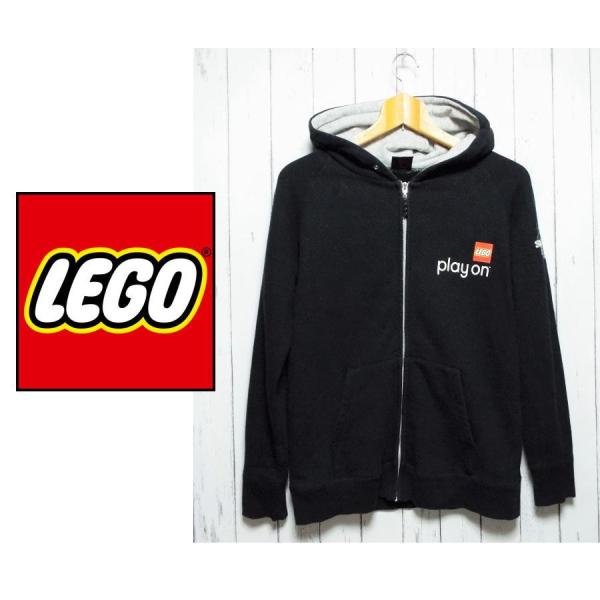 レゴブロック好きな方へ｜LEGO（レゴ）長袖ジップアッププルオーバー（パーカー）｜サイズ：M（裄丈：...