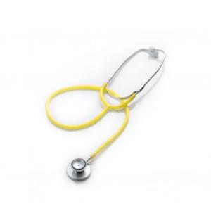 FOCAL(フォーカル)　シャープスコープ　ダブルヘッド聴診器　外バネ式　アルミヘッド　イエロー　F...