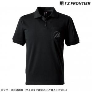 アイズフロンティア ダブルフェイス半袖ポロシャツ 81 エンブロブラック L 114ES