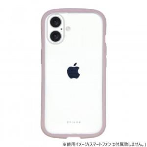 iPhone16専用背面型ケース Chrome-CLEAR Cocoa iP24-61-CHC10