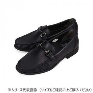 アビーロード ABBEY ROAD ビット金具付きスリッポンビジカジシューズ  ブラック 25.0c...