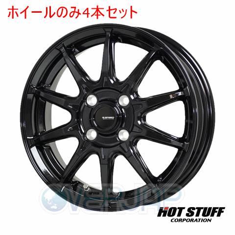 4本セット HOT STUFF G.speed G-05 メタリックブラック (MBK) 15インチ...