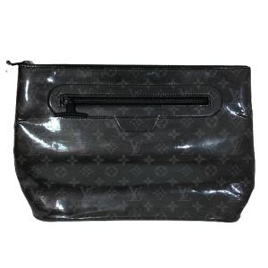 【中古】Louis Vuitton ルイヴィトン モノグラム ポシェットコスモス エクリプス グレーズ クラッチバッグ M63373 19年製｜overlap