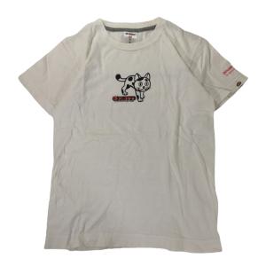 【中古】CUNE キューン Tシャツ ブッコロス猫 CLASSICS 半袖 白 ホワイト XS｜overlap