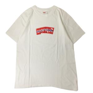 Supreme シュプリーム コムデ ギャルソン COMME des GARCONS SHIRT Box Logo Tee 17SS Tシャツ ボックスロゴ 白 半袖 L｜overlap