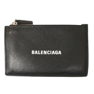 美品 BALENCIAGA バレンシアガ カード コインケース キャッシュ フラグメントケース ブラック 640535 1IZI3 1090｜overlap