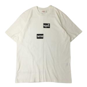美品 Supreme シュプリーム コムデ ギャルソン Tシャツ COMME des GARCONS SHIRT Split Box Logo Tee スプリット ボックスロゴ M｜overlap
