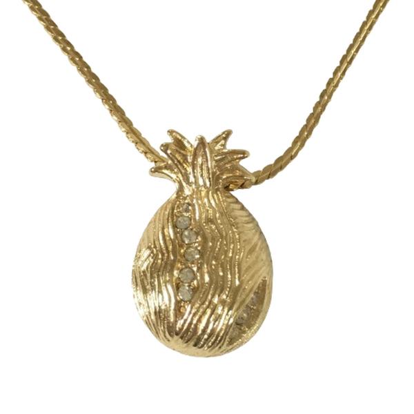 GIVENCHY ジバンシー ネックレス パイナップル ゴールド