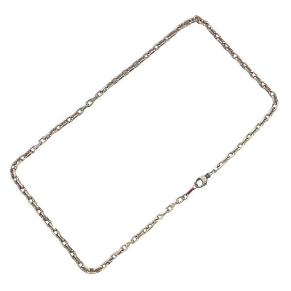 MIC ミック ネックレス SV925 シルバー 3.7mm 幅 太角 4面カット 小豆 アズキ チ...