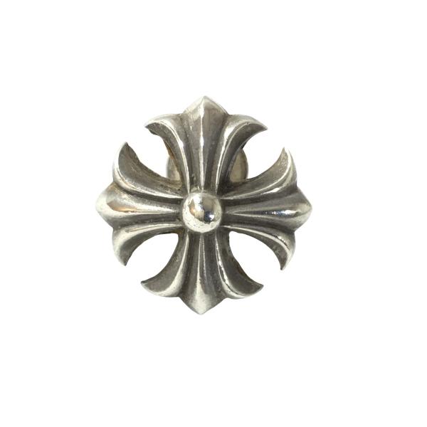 CHROME HEARTS クロムハーツ スタッド ピアス #4 ラージCHプラス カットアウト L...