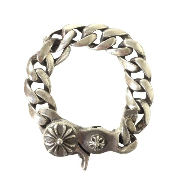 CHROME HEARTS クロムハーツ クラシックリンククリップ シルバーブレスレット 原本付属 ...