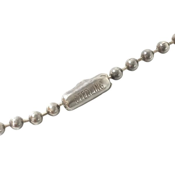 CHROME HEARTS クロムハーツ ネックレス 純正 ボールチェーン シルバー BALL CH...