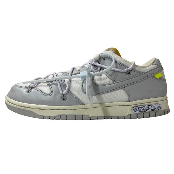 ナイキ OFF-WHITE NIKE DUNK LOW 1 OF 50 49 ダンクロー オフホワイ...
