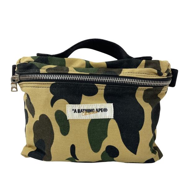 A BATHING APE ア ベイシング エイプ ポーチ ベイプ カモフラ 迷彩 BAPE CAM...