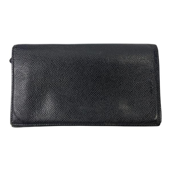 BVLGARI ブルガリ 長財布 札入れ ロング ウォレット ブラック グレインレザー 25752 ...