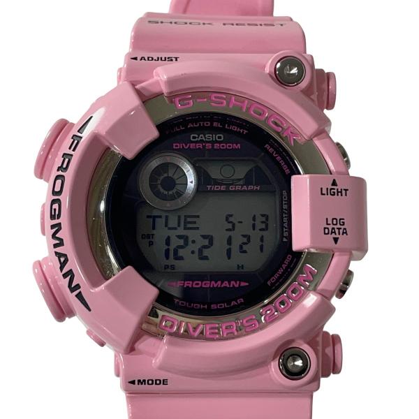 ほぼ未使用品 G-SHOCK FROGMAN ジーショック フロッグマン 2014 イルクジ ピンク...