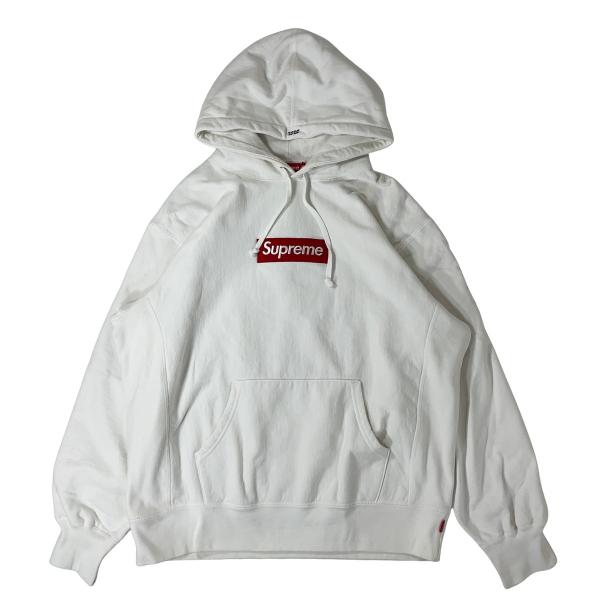 シュプリーム Supreme Box Logo Hooded Sweatshirt WHITE パー...