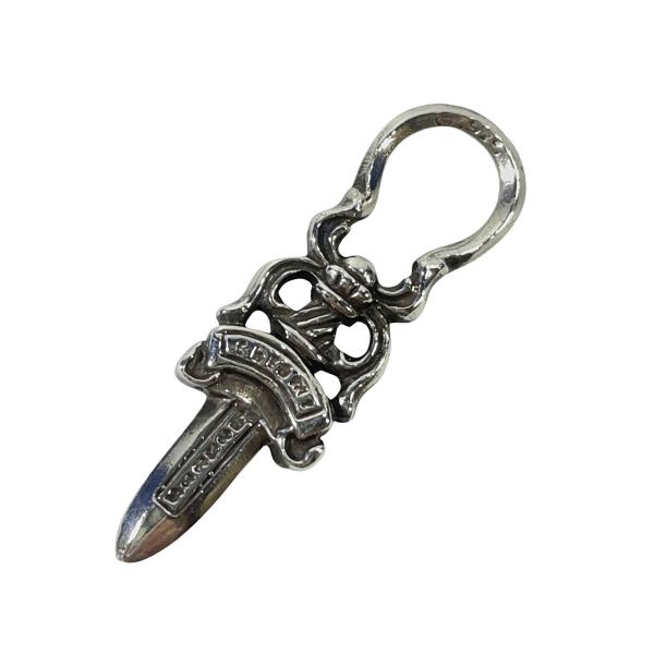 CHROME HEARTS クロムハーツ ネックレス ダガー #5 ジッパープル ジップ チャーム ...