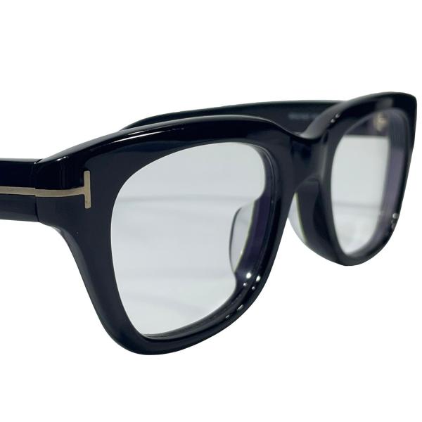 TOM FORD トムフォード メガネ フレーム ウェリントン アジアンフィット 眼鏡 ブラック 黒...