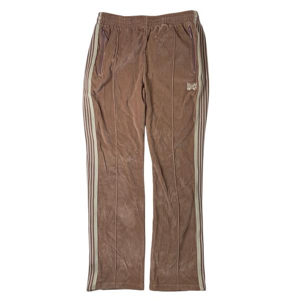 Needles ニードルス トラックパンツ ベロア MR293 ピンク ベージュ  M