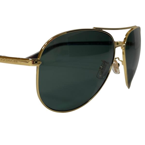 COACH コーチ サングラス ティアドロップ HC7062 L813 ゴールド 926971 58...