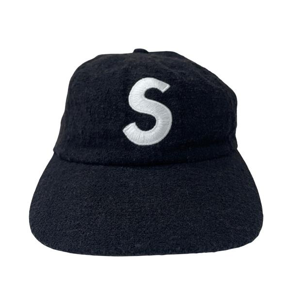 SUPREME シュプリーム Terry S Logo 6-Panel Cap Wool Black...