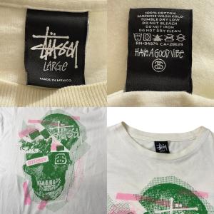 STUSSY ステューシー Tシャツ スカル ...の詳細画像2