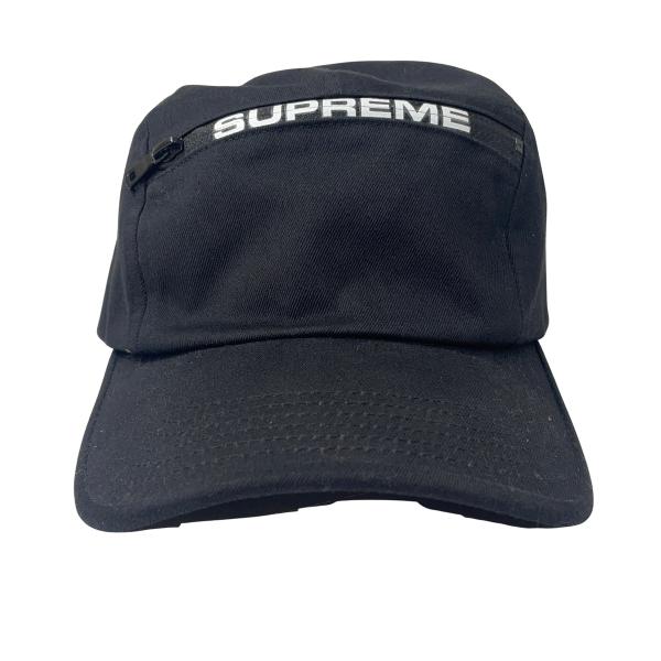 シュプリーム Supreme Top Zip Camp Cap トップジップ キャンプキャップ ブラ...