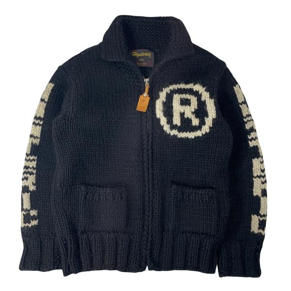 HYSTERIC GLAMOUR ヒステリックグラマー カウチンニットセーター カーディガン 90s...