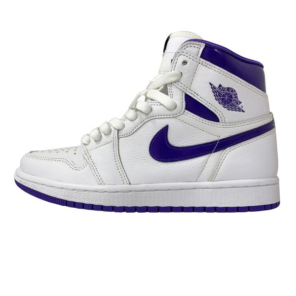 良品 ナイキ NIKE WMNS AIR JORDAN 1 HIGH OG Court Purple...