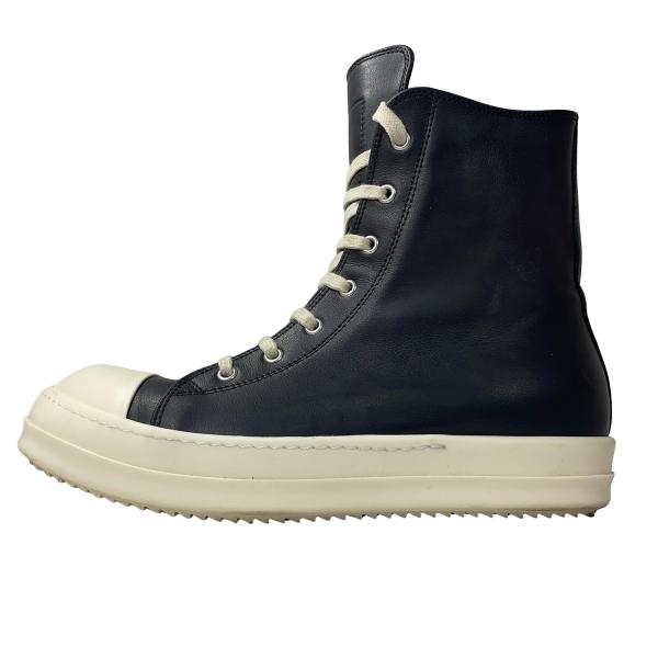 美品 Rick Owens リック オウエンス 25SS RAMONES ラモーンズ レザー ハイカ...