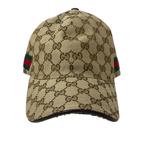 GUCCI グッチ ベースボールキャップ GGキャンバス シェリーライン 総柄 200035 539...