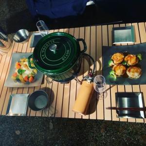 ステンレスプレート　小皿　取り皿　KUGAMI　※ヘアライン加工　バーベキュー・キャンプ、アウトドアに最適