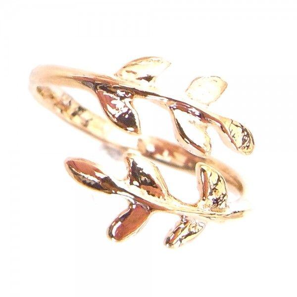 リング 指輪 レディース jewelry 人気 リーフリング その他同時購入でポスト投函送料無料